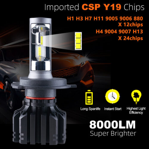BAGELED CSP Headlight LED Bulbs H4 H7 H1 H3 H8 H9 H11 9005 9006 HB3 HB4 880 881