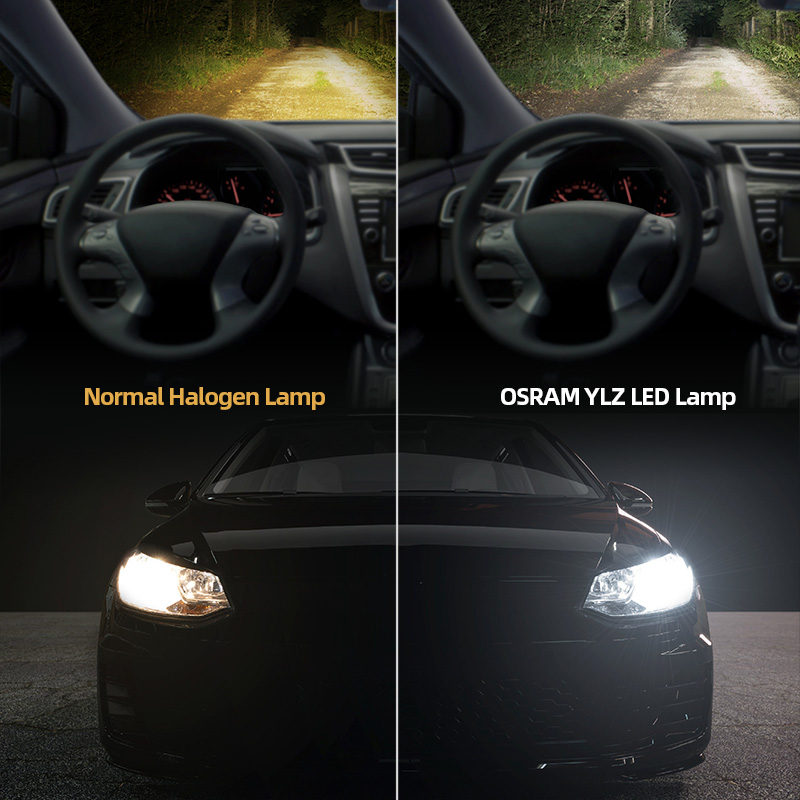 Osram H1 Halogen Headlight Car Light 5300k Original Genuine 12v