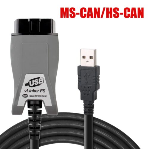 Car Diagnostic Scanner For Ford FORScan Mazda VLinker FS USB FS OBD 2 OBDII HSMS-CAN Interface