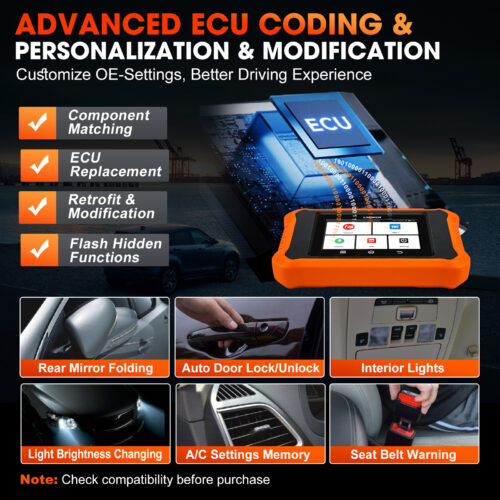 LAUNCH X431 Creade Elite All System diagnostic tool ECU coding 31 reset Lifetime Free Update