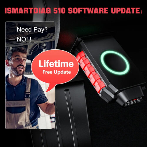 Vident iSmartDiag 510 Full System Diagnostic With CAN FD & DIOP Lifetime Free Update